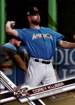 2017 Topps Update - Gold #US64 Corey Kluber Front