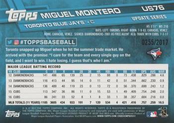 2017 Topps Update - Gold #US76 Miguel Montero Back