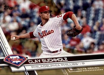 2017 Topps Update - Gold #US81 Clay Buchholz Front
