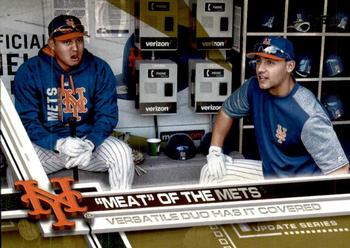 2017 Topps Update - Gold #US111 “Meat” of the Mets Front