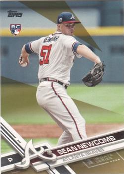 2017 Topps Update - Gold #US162 Sean Newcomb Front