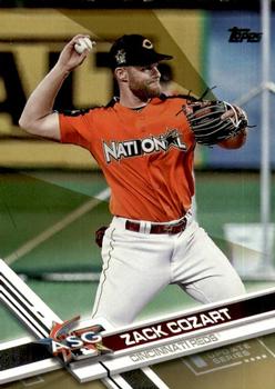 2017 Topps Update - Gold #US205 Zack Cozart Front