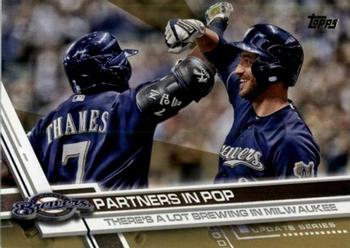 2017 Topps Update - Gold #US206 Partners in Pop Front