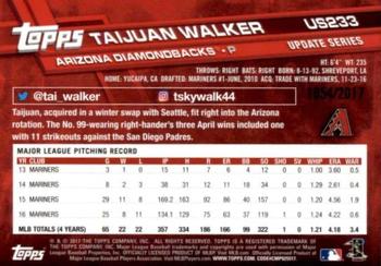 2017 Topps Update - Gold #US233 Taijuan Walker Back