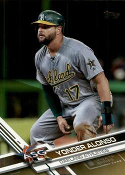 2017 Topps Update - Gold #US245 Yonder Alonso Front