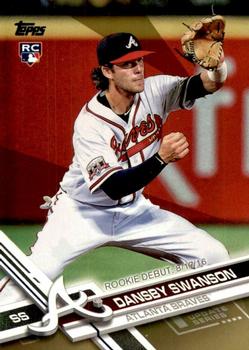 2017 Topps Update - Gold #US247 Dansby Swanson Front