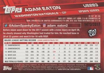2017 Topps Update - Gold #US283 Adam Eaton Back