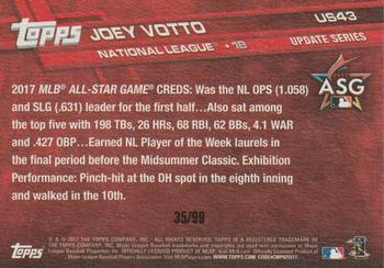 2017 Topps Update - Vintage Stock #US43 Joey Votto Back