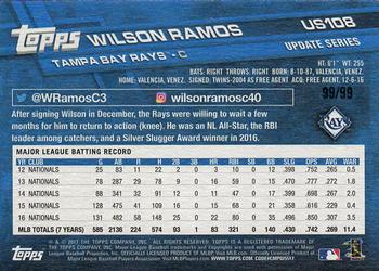 2017 Topps Update - Vintage Stock #US108 Wilson Ramos Back