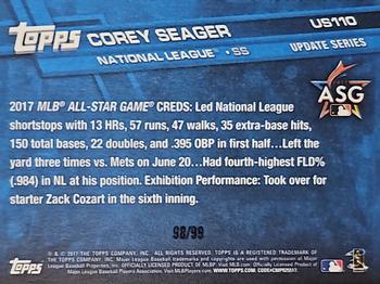 2017 Topps Update - Vintage Stock #US110 Corey Seager Back