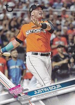 2017 Topps Update - Vintage Stock #US134 Justin Bour Front