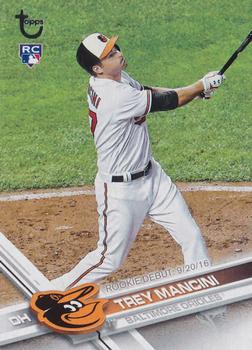 2017 Topps Update - Vintage Stock #US227 Trey Mancini Front
