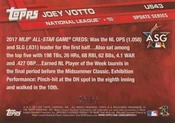 2017 Topps Update - Black #US43 Joey Votto Back
