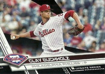 2017 Topps Update - Black #US81 Clay Buchholz Front