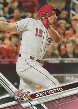 2017 Topps Update - Mother's Day Hot Pink #US43 Joey Votto Front