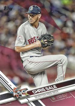 2017 Topps Update - Mother's Day Hot Pink #US87 Chris Sale Front