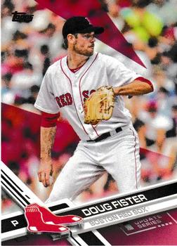 2017 Topps Update - Mother's Day Hot Pink #US131 Doug Fister Front