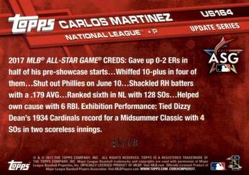 2017 Topps Update - Mother's Day Hot Pink #US164 Carlos Martinez Back