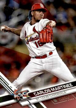 2017 Topps Update - Mother's Day Hot Pink #US164 Carlos Martinez Front