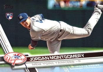 2017 Topps Update - Father's Day Powder Blue #US91 Jordan Montgomery Front