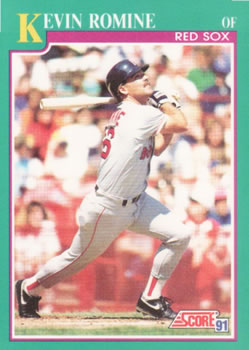 1991 Score #116 Kevin Romine Front