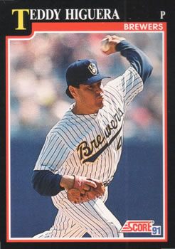 1991 Score #260 Teddy Higuera Front