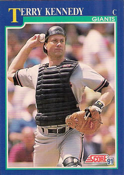 1991 Score #548 Terry Kennedy Front