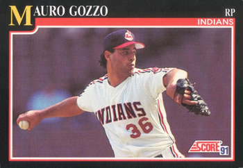 1991 Score #843 Mauro Gozzo Front