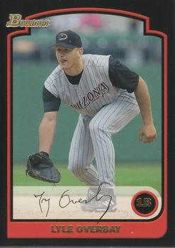 2003 Bowman Draft Picks & Prospects #BDP13 Lyle Overbay Front