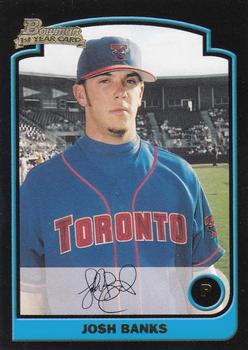 2003 Bowman Draft Picks & Prospects #BDP50 Josh Banks Front