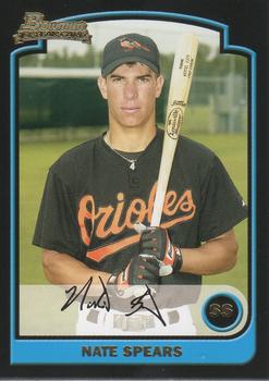 2003 Bowman Draft Picks & Prospects #BDP70 Nate Spears Front