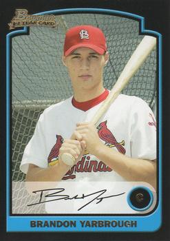2003 Bowman Draft Picks & Prospects #BDP98 Brandon Yarbrough Front