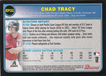 2003 Bowman Draft Picks & Prospects #BDP161 Chad Tracy Back