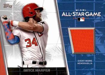 2017 Topps Update - All-Star Stitches Relics #ASR-BH Bryce Harper Front