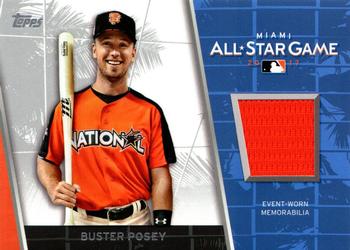 2017 Topps Update - All-Star Stitches Relics #ASR-BP Buster Posey Front