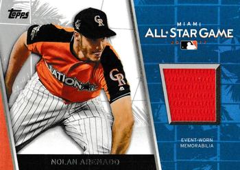 2017 Topps Update - All-Star Stitches Relics #ASR-NA Nolan Arenado Front