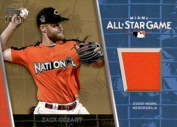 2017 Topps Update - All-Star Stitches Relics Gold #ASR-ZC Zack Cozart Front