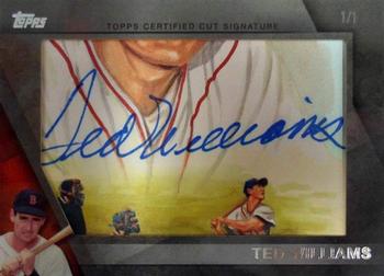 2017 Topps Update - Cut Signatures #CS-TW Ted Williams Front