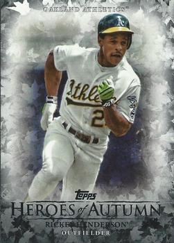 2017 Topps Update - Heroes of Autumn #HA-20 Rickey Henderson Front