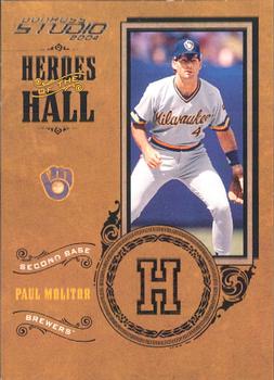 2004 Donruss Studio - Heroes of the Hall #HH-7 Paul Molitor Front
