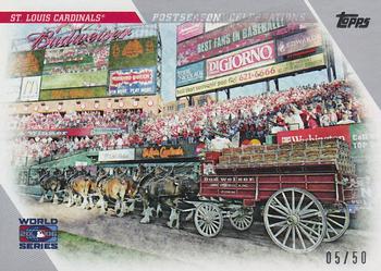2017 Topps Update - Postseason Celebrations Silver #PC-10 St. Louis Cardinals Front