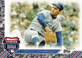 2017 Topps Update - Storied World Series #SWS-3 1963 Los Angeles Dodgers Front
