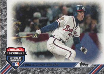 2017 Topps Update - Storied World Series #SWS-11 1995 Atlanta Braves Front