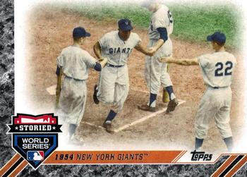 2017 Topps Update - Storied World Series #SWS-12 1954 New York Giants Front