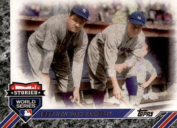2017 Topps Update - Storied World Series #SWS-25 1927 New York Yankees Front