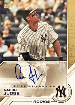 2017 Topps Update - Topps Salute Autographs #SA-AJ Aaron Judge Front