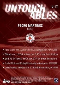 2017 Topps Update - Untouchables #U-17 Pedro Martinez Back