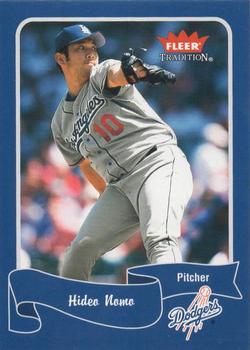 2004 Fleer Tradition Los Angeles Dodgers SGA #1 Hideo Nomo Front