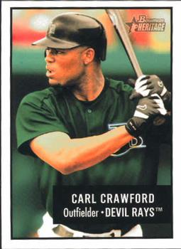2003 Bowman Heritage #111 Carl Crawford Front