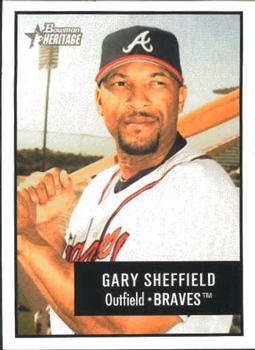 2003 Bowman Heritage #133 Gary Sheffield Front
